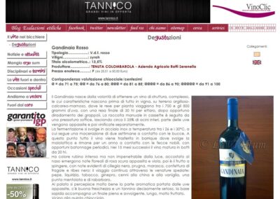 Articolo di LaVINIum riguardante il vino rosso Gandinaia